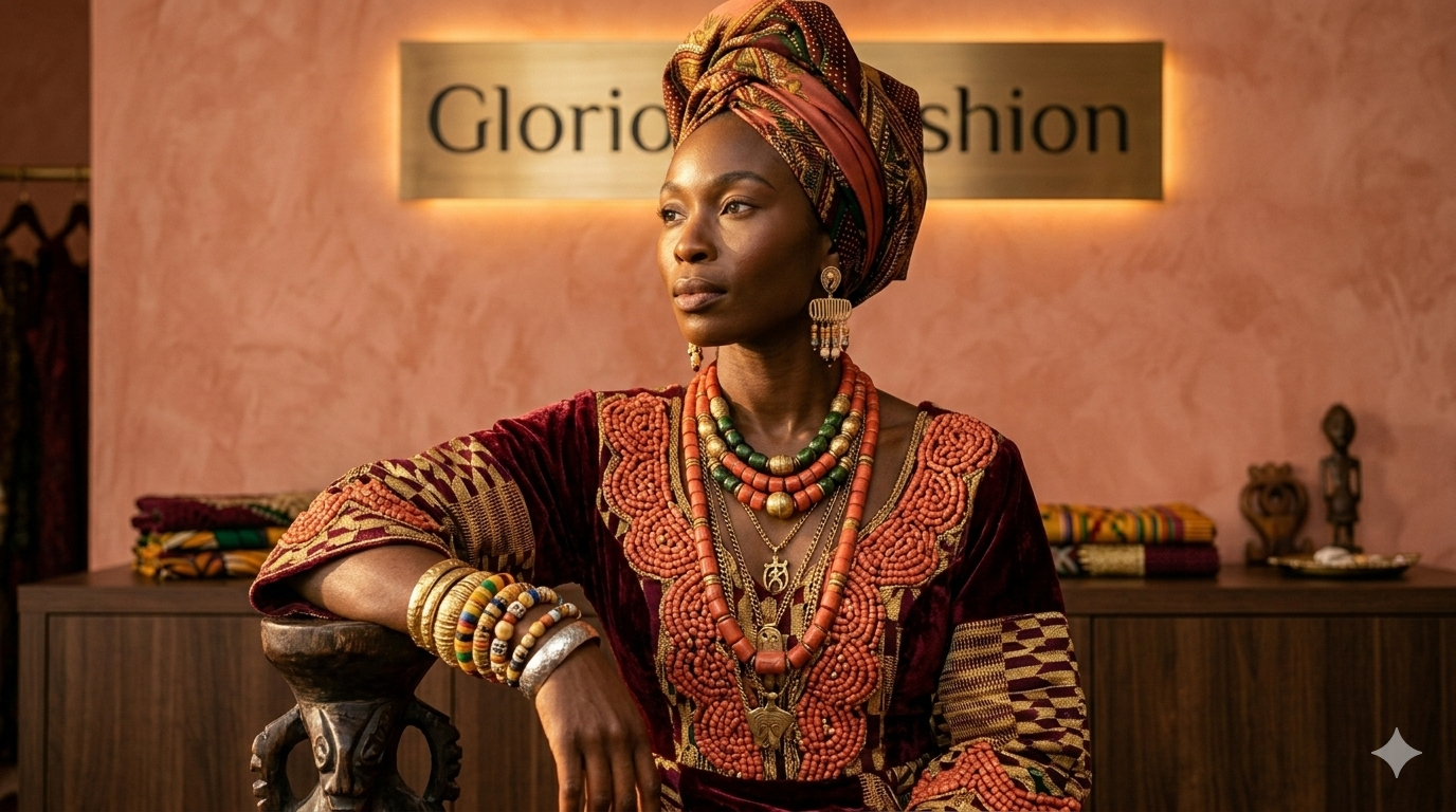 Glorious, founder of Glorious Fashion, in her boutique